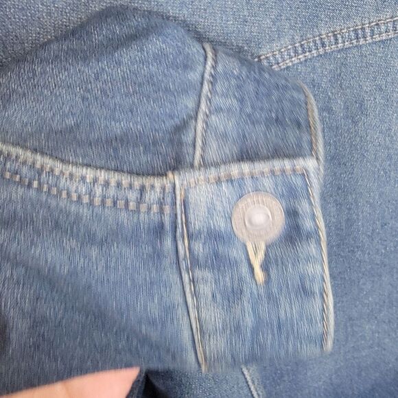 Levi's Boy's stretch denim jean jacket size XL (13-15yrs) - Picture 6 of 7